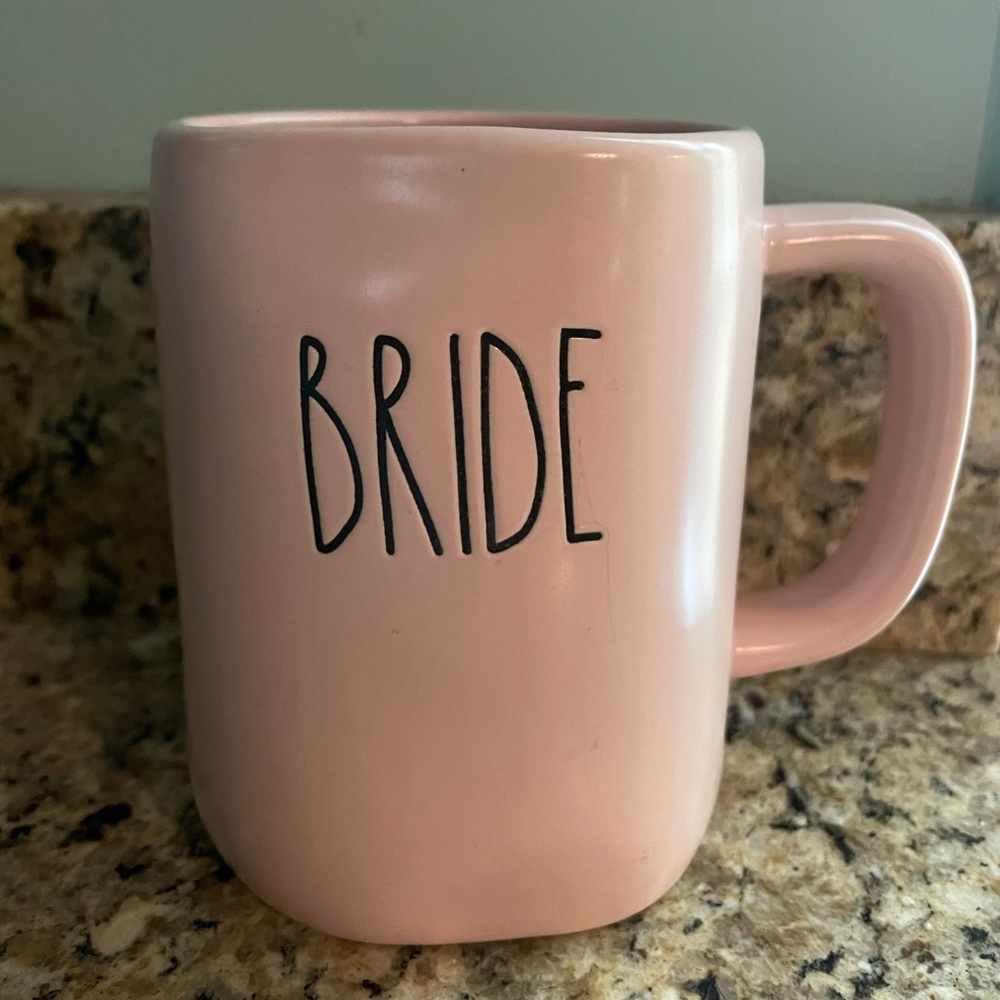 Pink Rae Dunn Bride mug
